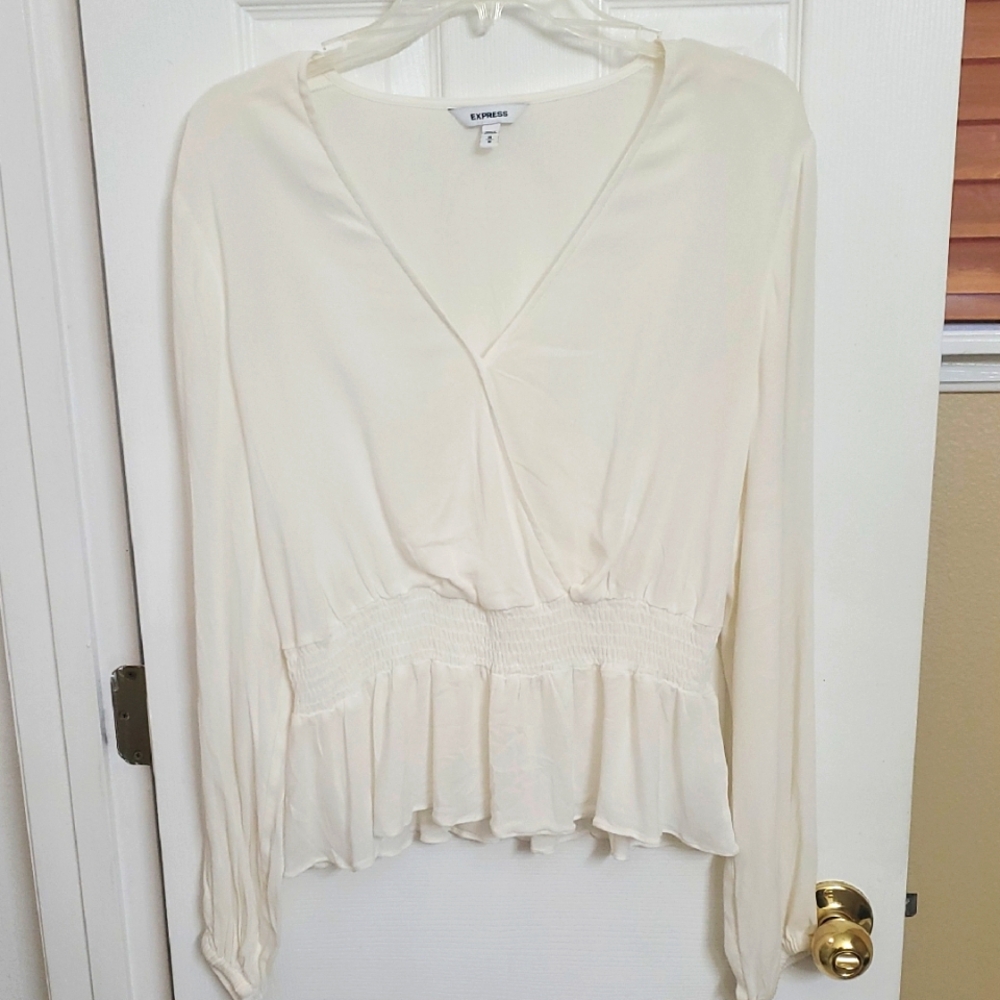 Express Cream Women's Top